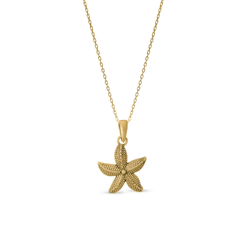 Gold-plated Starfish Necklace