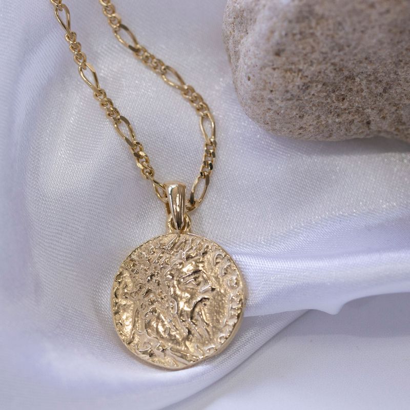 Gold-plated Coin Necklace