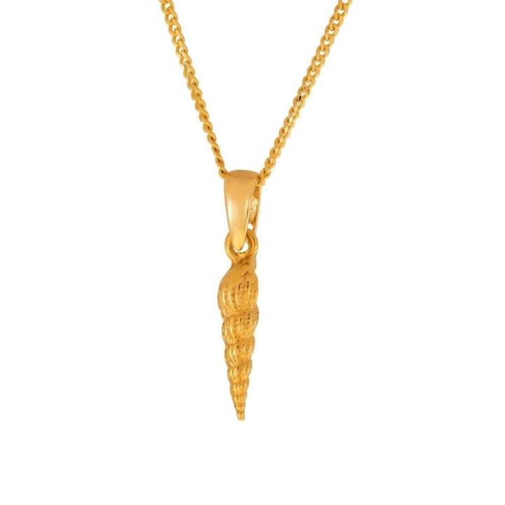 Long Gold Plated Tassel Necklace