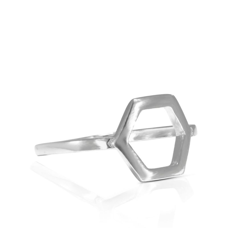 Hexagon Geometric Ring (folder r106)