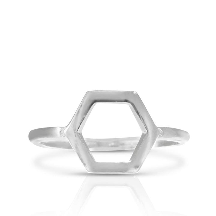 Hexagon Geometric Ring (folder r106)