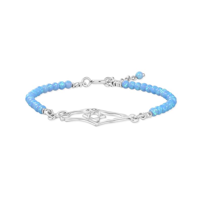 Blue Opal Israel Bracelet