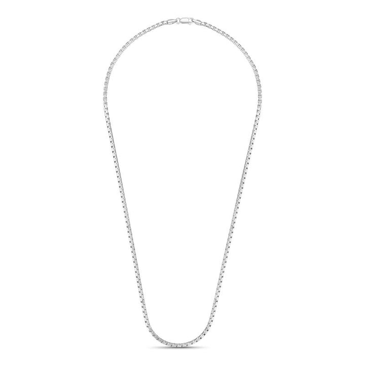 925 Sterling Silver Box Chain Necklace