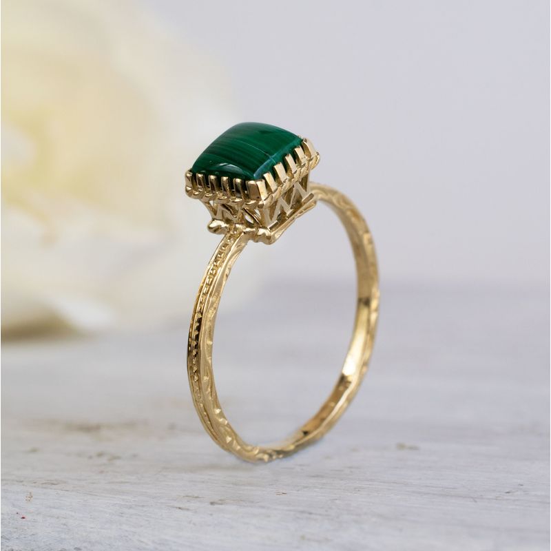 Statement Ring - Lennon Malachite | Ana Luisa | Online Jewelry Store At  Prices You'll Love